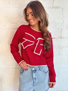 Autumn Winter New Knitted Pullover Sweater Women Korean Style Cute Medium Length Standard Thickness Long Sleeve Cloak