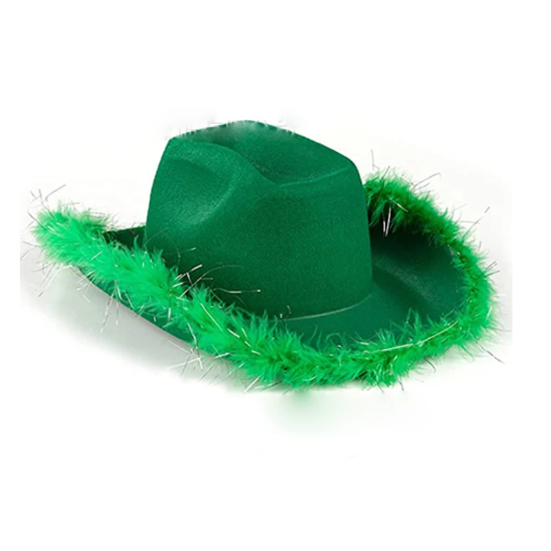 Hstyle Bachelorette Cow Hat Fun Western Theme Accessory for Bride