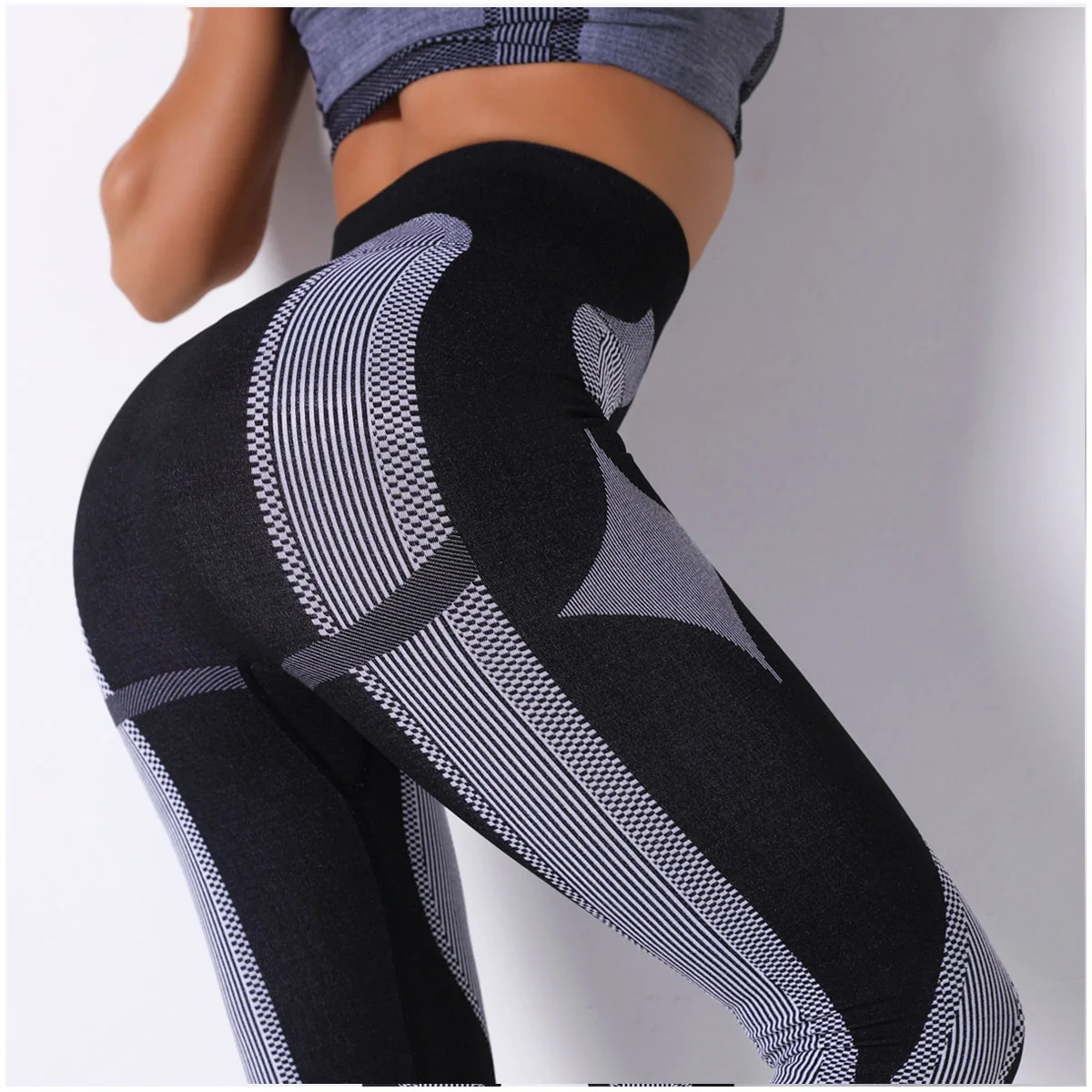 Buy Highwaist Leggings,Seamless Knitted 