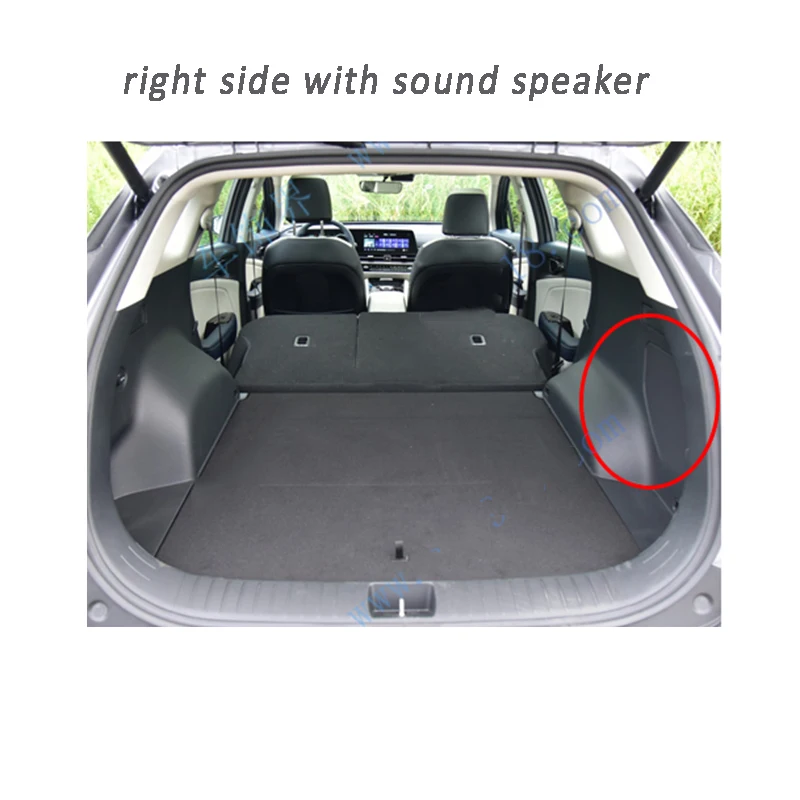 Tapis De Coffre OMAC Pour Kia Sportage GT-Line NQ5 2022-2024 - Caoutchouc Noir, Sur Mesure