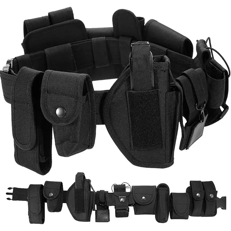 Accessories Adjustable Oxford Cloth Utility Belt Adjustable Heavy Duty Tactical Belt for Daily Commuting Hunting Training Belt