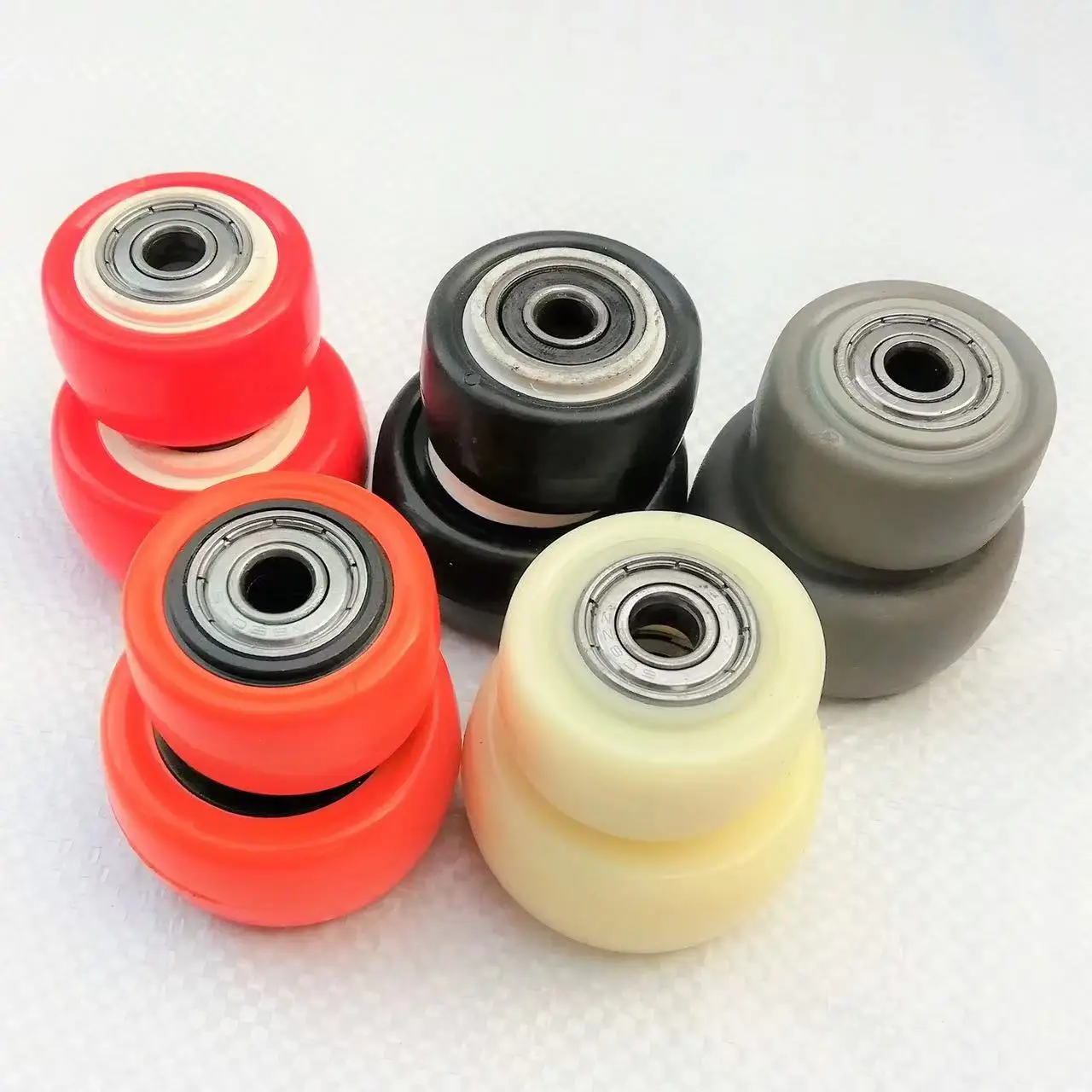 3/4/5 inch industrial medium duty 75mm castor pvc orange swivel heavy duty caster rotating wheels factory