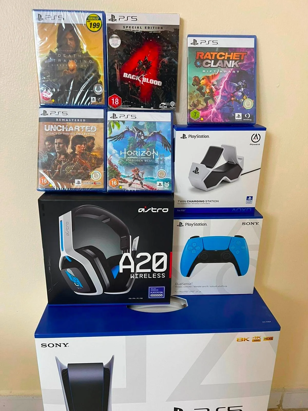 Newest Forsonys Ps5 Pro 1tb 825gb Game Consoles With 10 Games And
