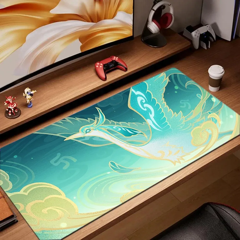 Genshin Impact Character Pattern Stylish Cool PC Gaming Mouse Pads Gamer Mats Teclado Pa aperçu 85