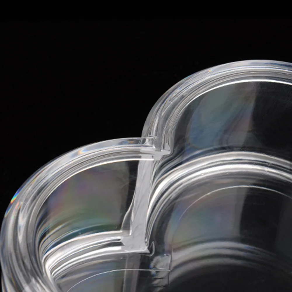 Cross Border Transparent Love Shaped Desktop Miscellaneous Jewelry Display Storage Makeup Organizers