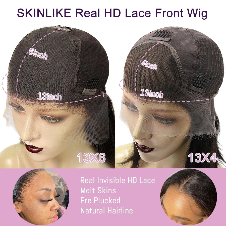 Parrucca hd lace front capelli veri 250 per cento densità liscia_voghion.com