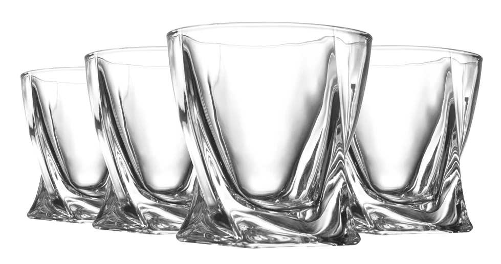 Crystal Whisky glasses, 300ml, 6 pieces - Cristalopolis – Bleikristall-Shop