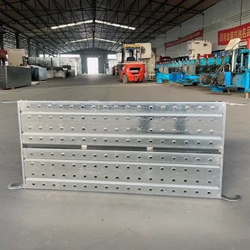 Galvanized Scaffolding Steel Plank scaffold platform with hooks for building