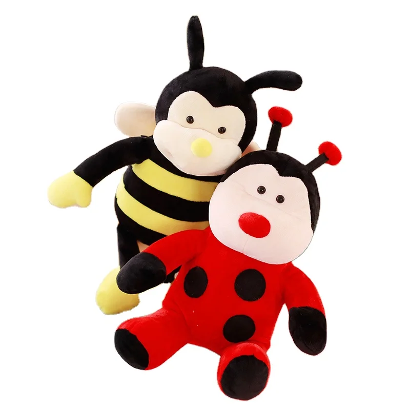 Insect toys, bee toy, ladybug toy, personalized newborn gift