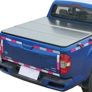 the best pickup truck trifold covers for Nissan Navara NP300 frontier hot sale aluminum rear tub lid trunk bed protector