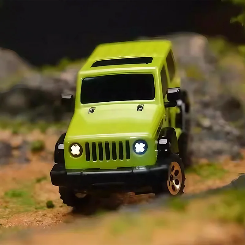 SNT 1:64 4WDラジコン JEEP Wrangler セット グリーン SNT 1:64 4WD