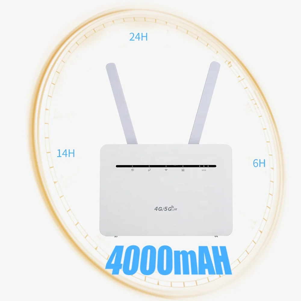 ALLINGE SDS1571 4G Modem Mobile Router With Sim Card Slot 4G Lte Wifi Router B535 Support 4000mAh Battery