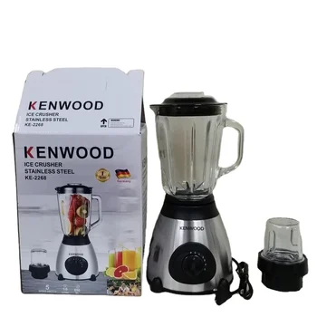 Silver crest ken wood 2 in 1 Double Cup Y66 5 Speed with Stainless Steel Jar Electric Food Mixer Blender