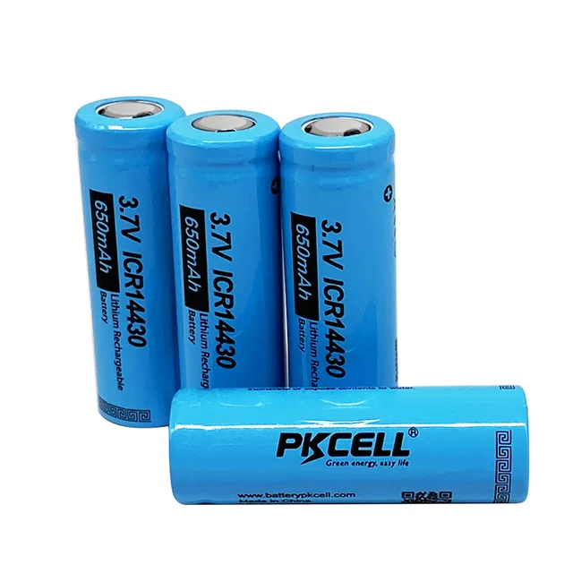 3.7v 14430 650mah Lithium Ion Battery - Reliable & Rechargeable