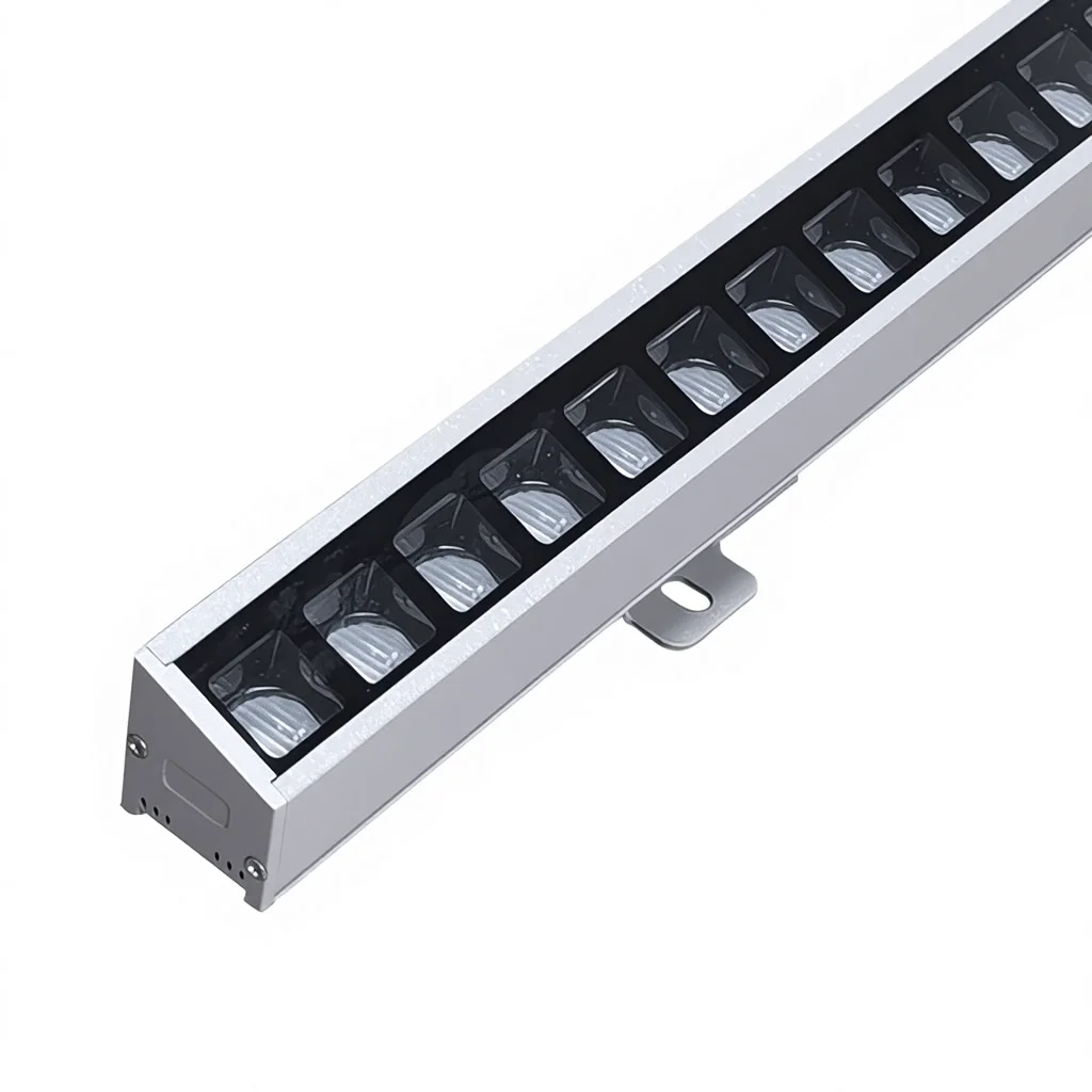 Högpresterande IP65-aluminiumväggväsarlampa för utomhusanvändning på byggnadsfasader och fönsterbrädor, LED-vattentät linjebelysning