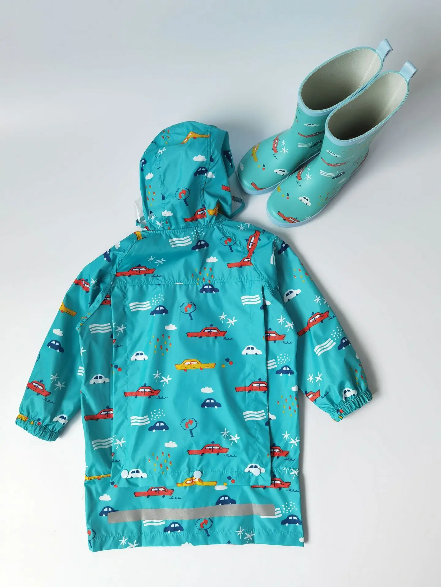 Kids Umbrella For Girls And Boys & Rain Coats Set Toddler Umbrellas Kids Raincoat Boys Girls