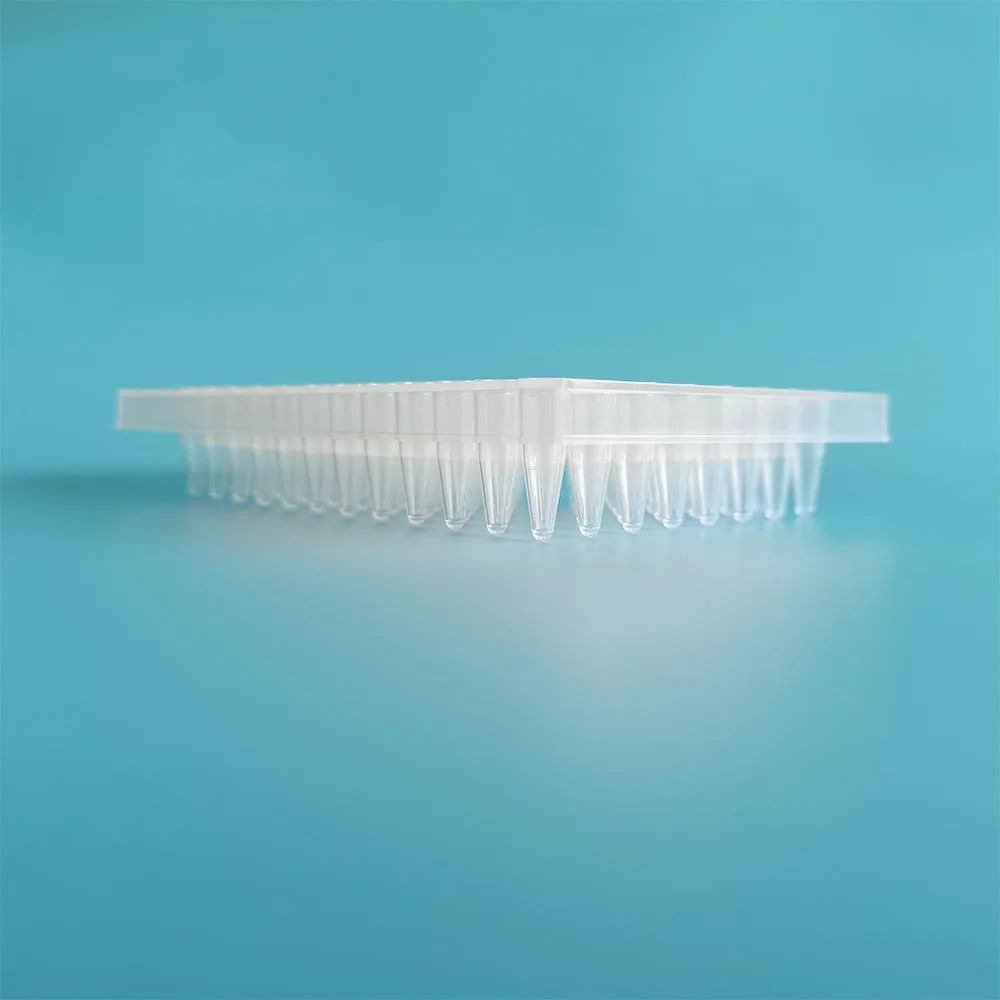 Прозрачная лабораторная пластиковая ПЦР-пластина 0 2 мл 96