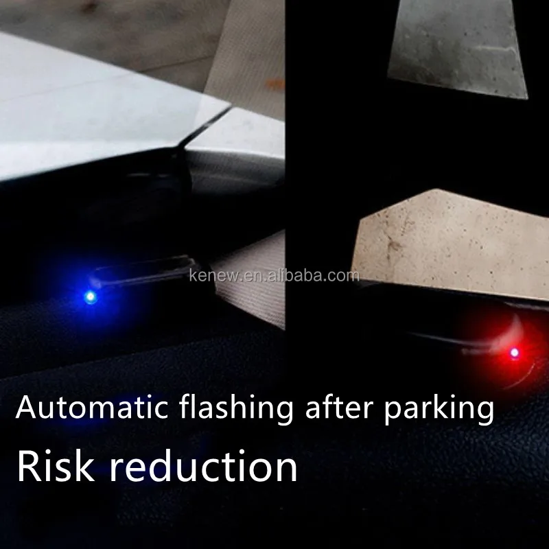 Car Security Light Solar Powered Simulated Dummy Alarm Wireless Warning