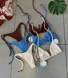 Ladies Sexy New Two-Piece Swimsuit Set Beachwear Customized OEM Bikini Swimsuit Thong Swimwear