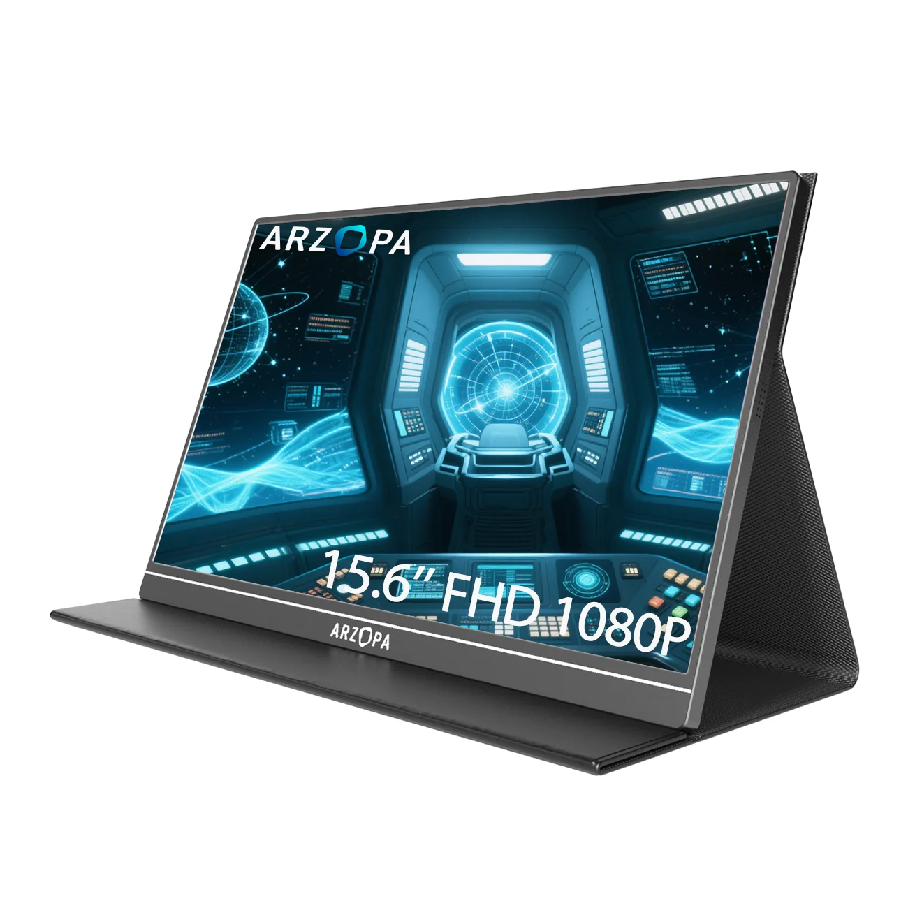 Arzopa 15.6 Inch FHD Portable Monitor - 1080P USB Screen Extender