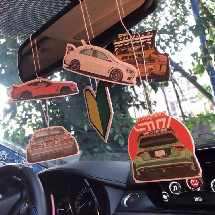 Customized Promotional Car Shaped Hanging Paper Car Air Freshener Buy