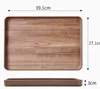 brown Melamine rectangular tray-Large size 39*27*3cm