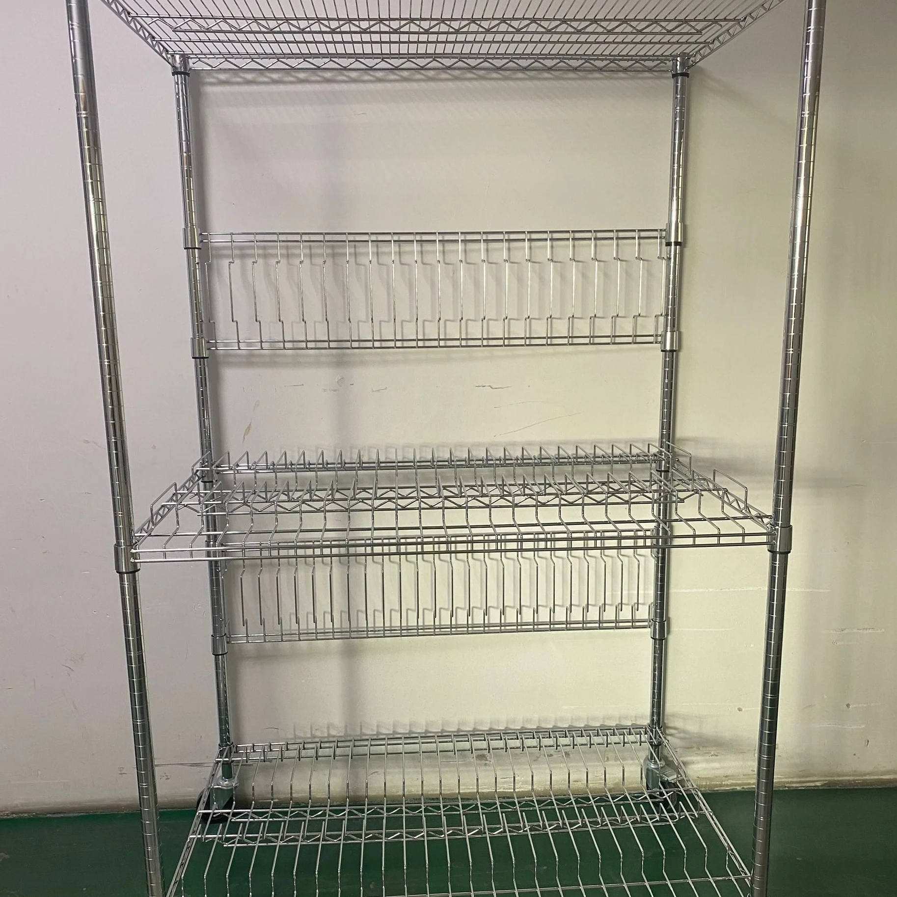 SMT Stencil Storage Rack Unit Stencil Rack Trolley