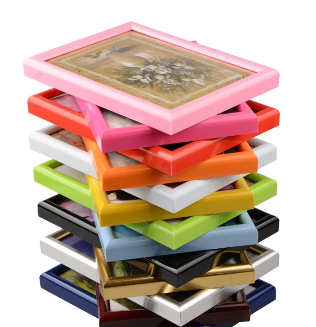 11 Colors PVC Plastic Photo Frames - Stylish Home Decor