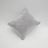 Velluto grigio con perline 8*9 cm