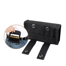 Tactical 50 Adjustable Shell Waist Belt Nylon Ammo Holder Pouch Cartridge Belts 6x High Magnification for Hunting Security