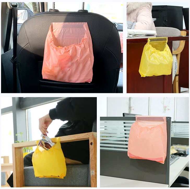 Customized Eco Friendly Recyclable Disposable Plastic Hdpe Car Garbage