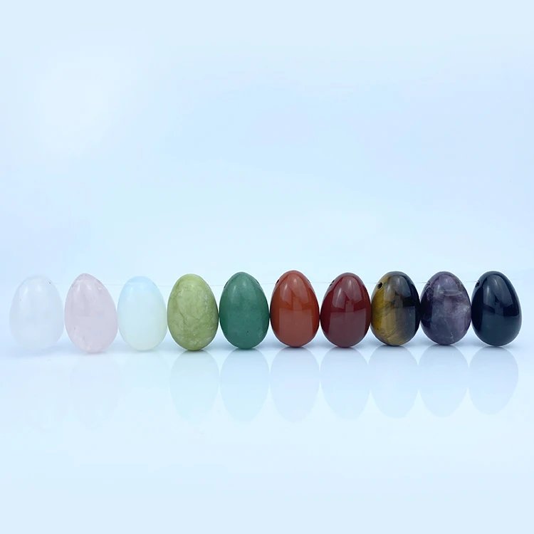 Женский подтягивающий вагинальный розовый нефритовый массажер яйца любви