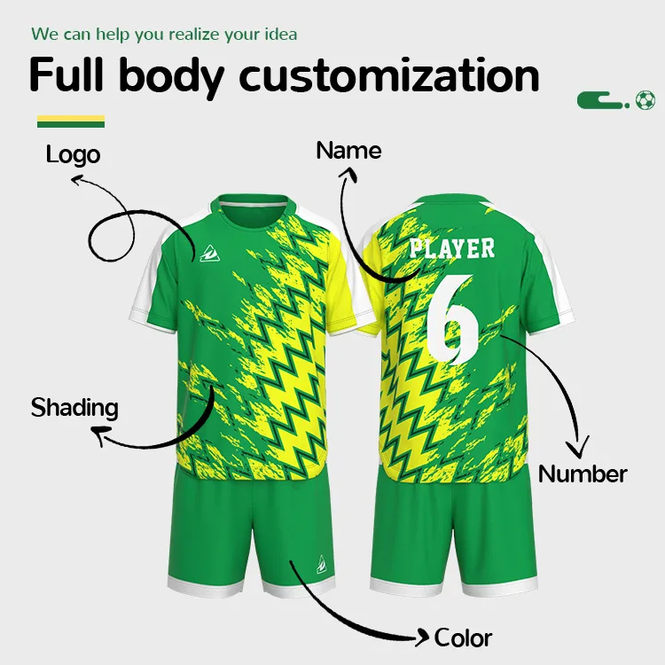 Kids Football Jersey Shirt National Team Soccer Uniform Kits Football Suits