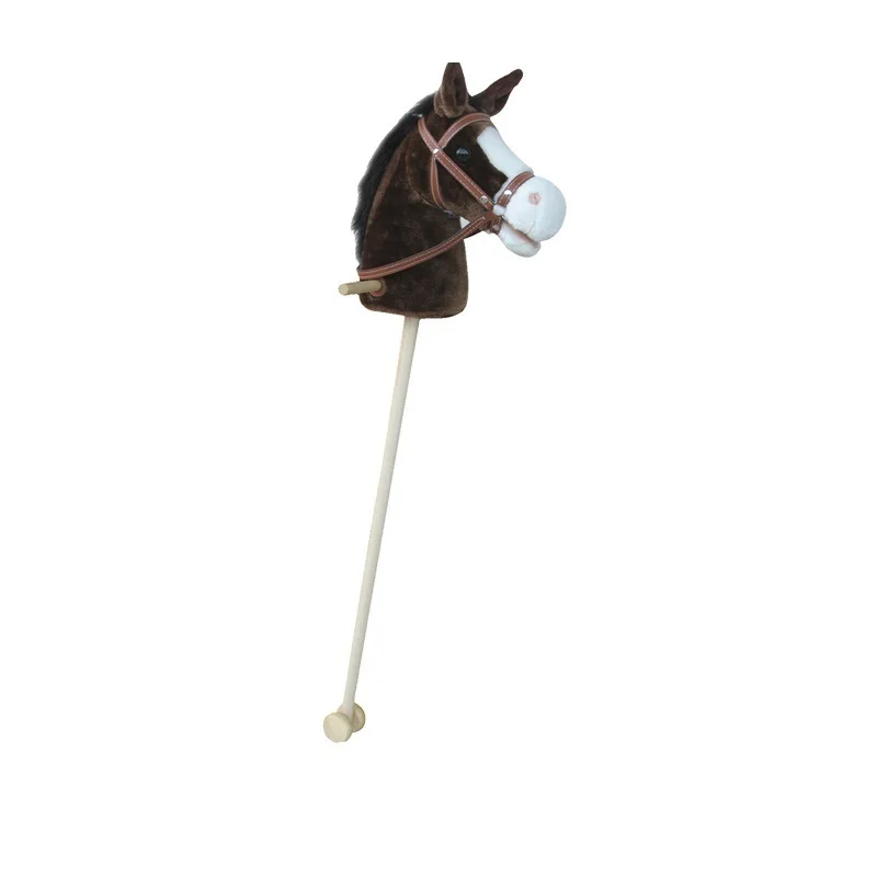 Customization Plush Black Hobby Horse On Stick New - Buy Stick Horse ...