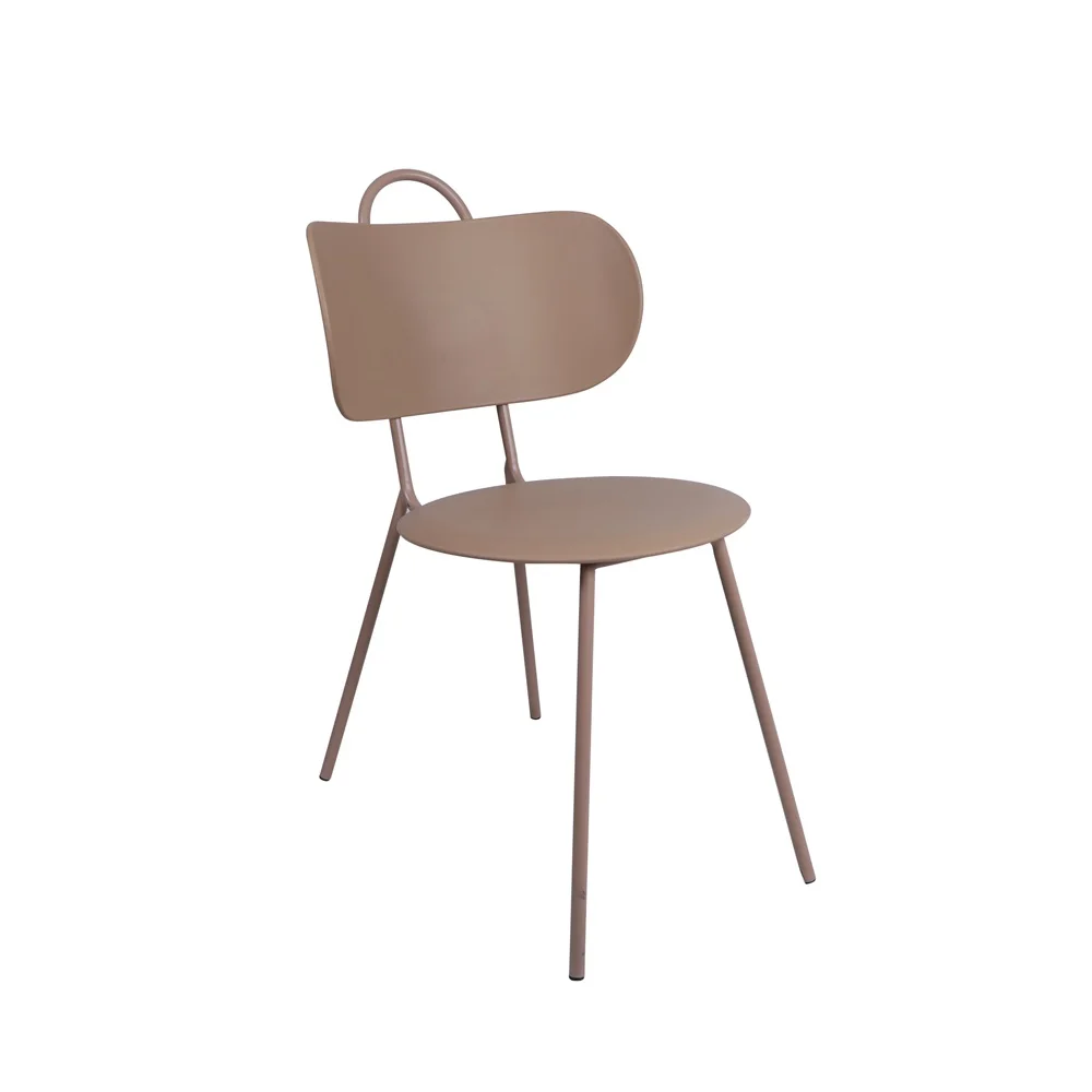 Hot Sale Home Furniture Leisure Plastic Dining  Chairs Modern Elegant Cafe Chair