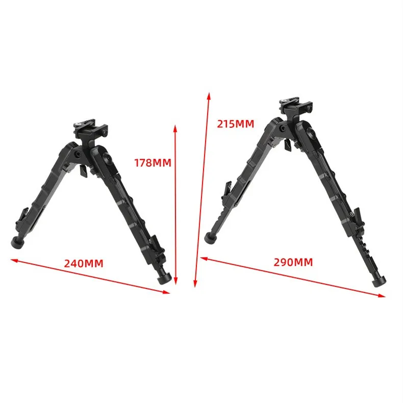 Tier-One Aluminium Tactical Bipod 230mm - MH Schietsport