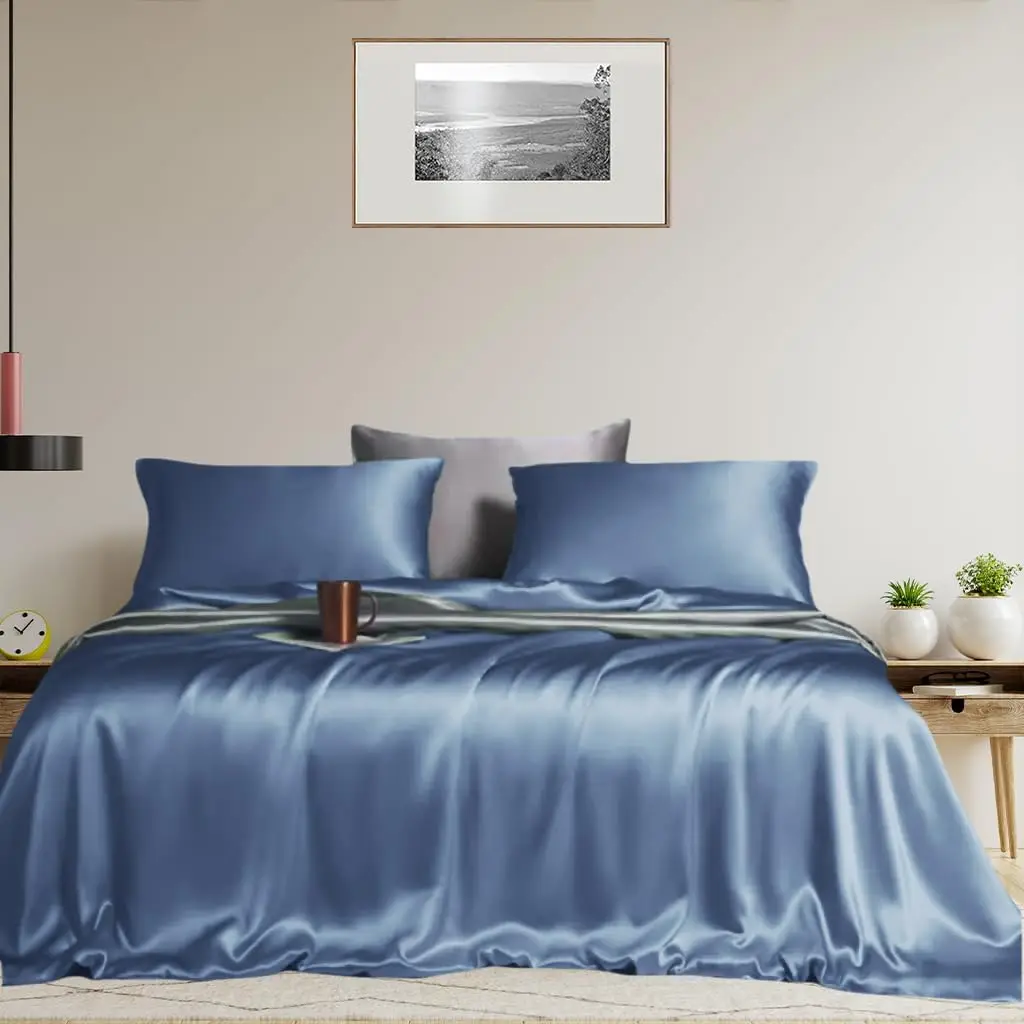 Luxury Bed Sheet Pure Tencel 100 King Size Bedsheet Bedding Set