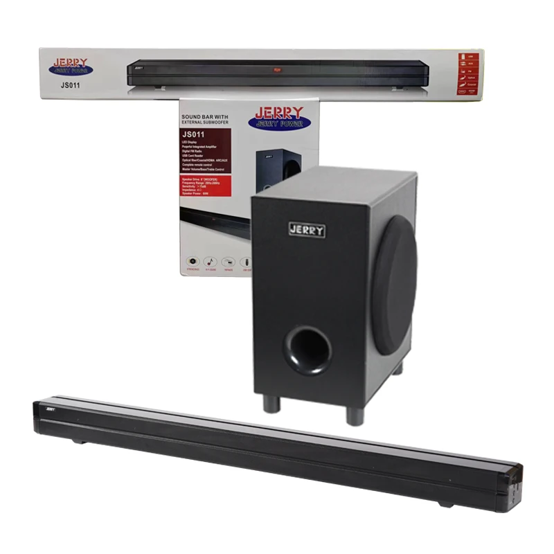 Jerry Power Sound bar Sound System Professional Bluetooth Multimedia Sound Bar Sub Woofer