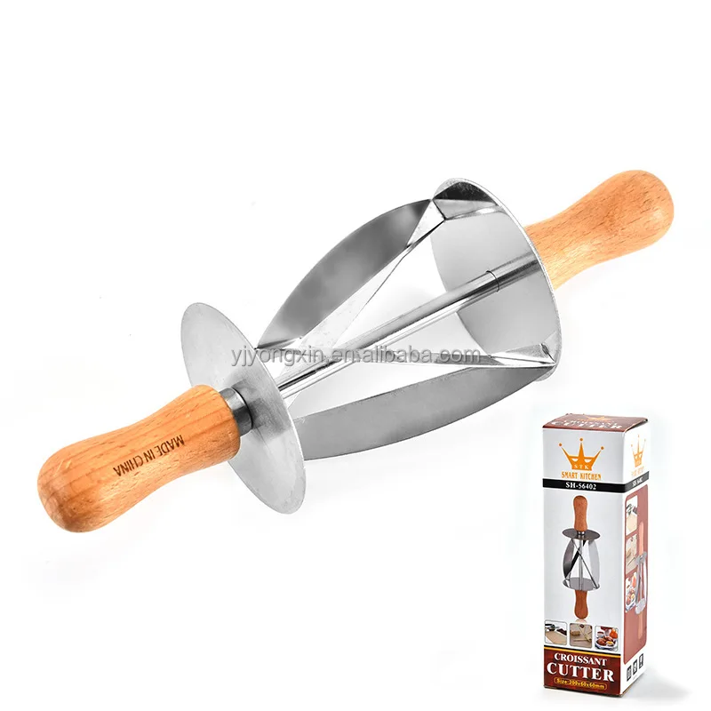 Stainless Steel Croissant Cutter Rolling Pin –  Online Shop