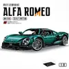Electroplated emerald alfa romeo-static version