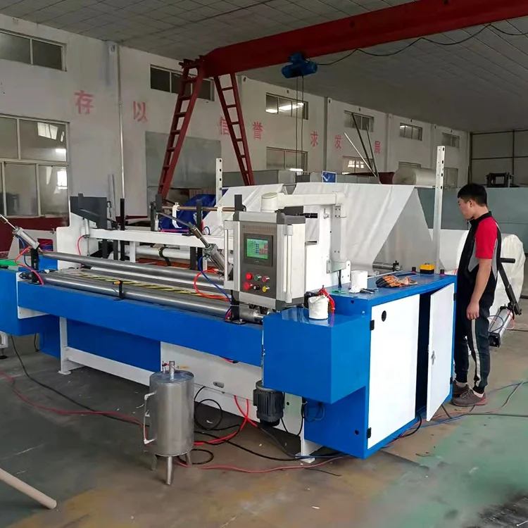 Factory Cheaper SmallToilet Tissue Paper Making Machine Automatic Toilet Paper Rewinding Cutting Packing Machine