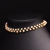 GN0224-8 Double-layered Pink Pearl Branch Pendant Necklace