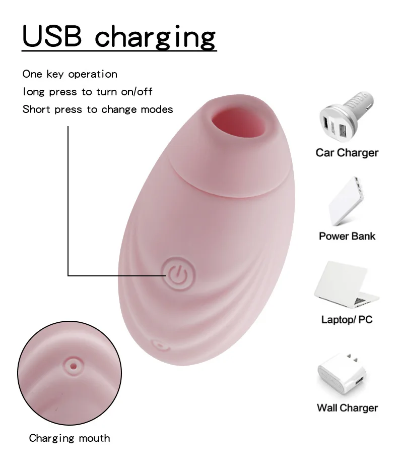 New Vibrator Shell Shape Vibration Clit Sucker Oral Licking Blow Job Clitoris Stimulator Nipple Sucking Adult Sex Toy for Women%