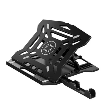 2 in 1 Portable Folding 12inch to 16inch Laptop Stand With Mobile Phone Stand
