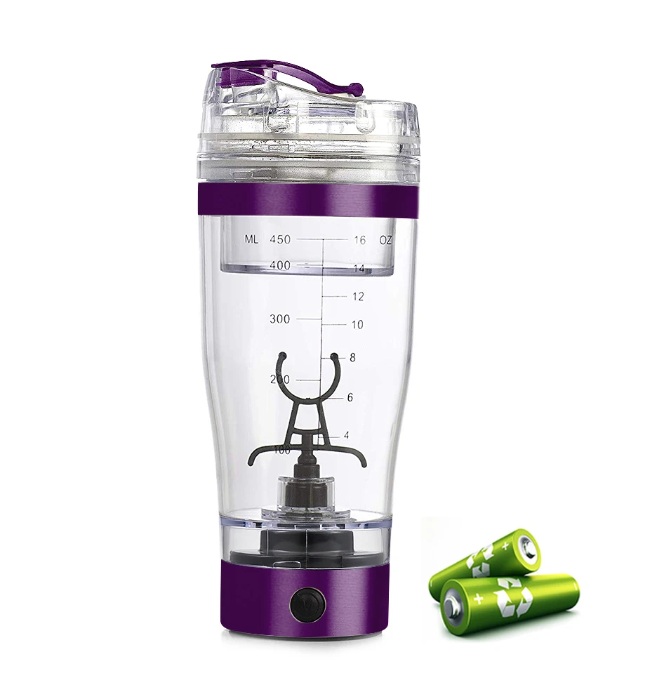 1Pc Protein Shaker Bottle Vortex Mixer Tornado Shaker Cup Blender