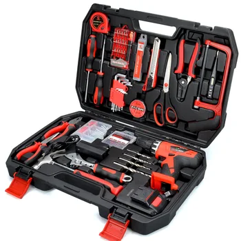 Multi-function 129pcs power drill hardware auto household tool sets professional hand screwdriver tool kit