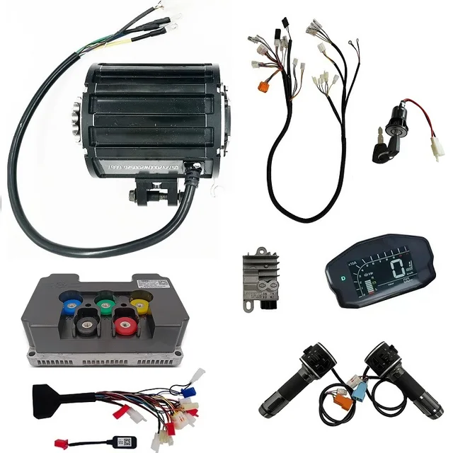 QSMOTOR 2000W Mid-drive Motor Electric Powertrain Kits