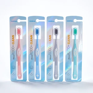 Wholesale Customized Biodegradable Disposable Adult Toothbrush Soft Hard Bristled Oral Cleaning Whitening for Household Use