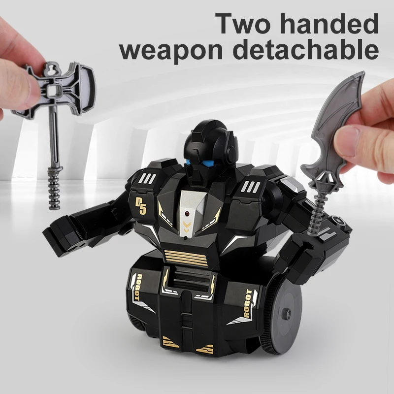 360 Degree Rotate Battle Game Rc Toy Remote Control Boxing Fire Fighting Robot
