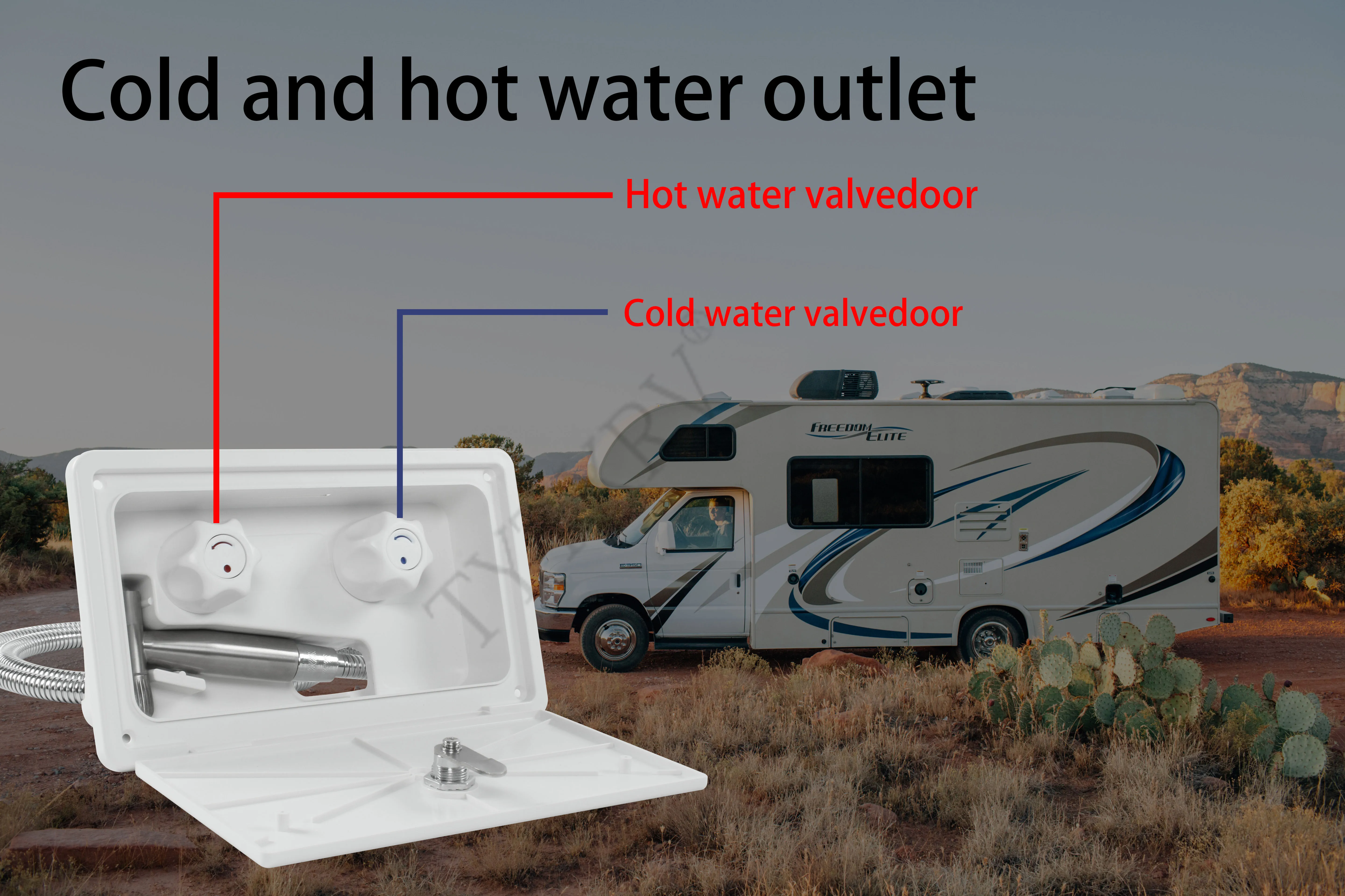 Heyrv Caravan Motorhome Accessories Hot And Cold Water Rv Shower With